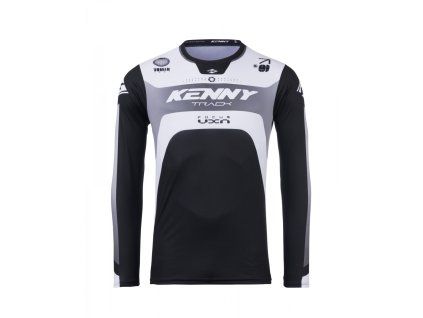 KENNY Dres CROSS/Enduro model Track Focus čierny/biely/sivý