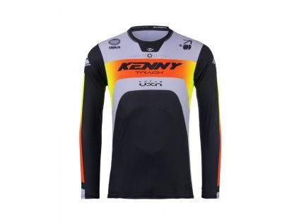 KENNY Dres CROSS/Enduro model Track Focus čierny/sivý/žltý/červený