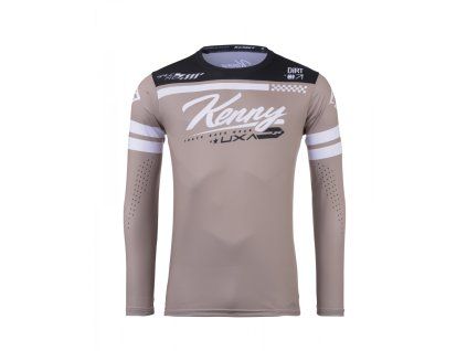 KENNY Dres CROSS/Enduro model Track Dirt Dzr hnedý/biely/čierny