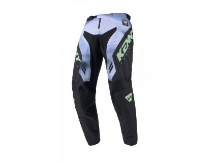 KENNY Nohavice CROSS/Enduro model Force Fog Neon Green čierne/zelené/biele