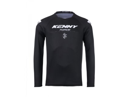 KENNY Dres CROSS/Enduro model Force Solid čierny/biely
