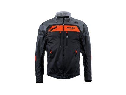 KENNY Bunda Adventure/Enduro model Softshell čierna/oranžová/sivá