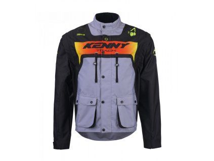 KENNY Bunda Adventure/Enduro model Track čierna/sivá/žltá fluo