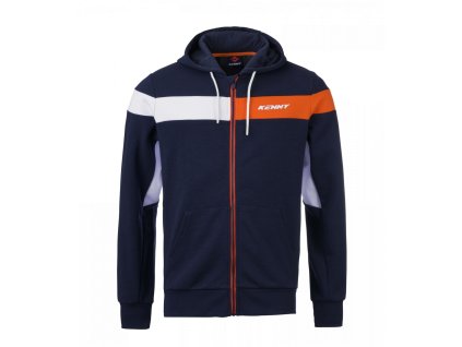 KENNY Mikina s kapucňou model Racing modrá/oranžová/biela