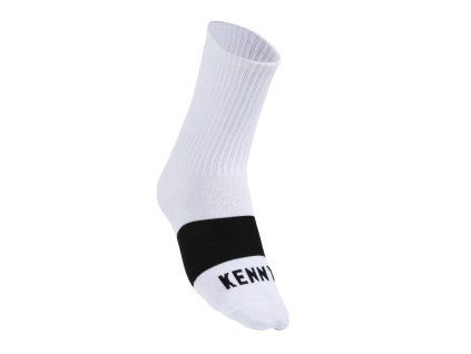 KENNY Ponožky Kaki biele/čierne