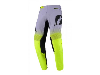 KENNY Nohavice CROSS/Enduro model Performance Gradient sivé/žlté fluo/čierne