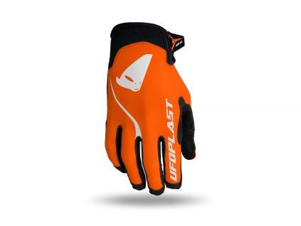 UFO Rukavice Skyline CROSS oranžové fluo