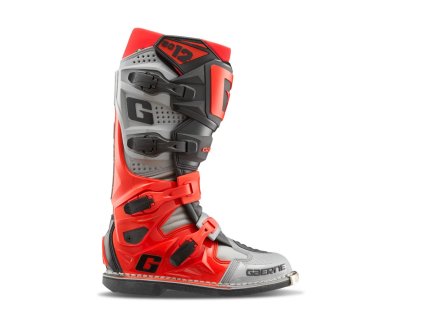 GAERNE Čižmy CROSS/Enduro model SG-12 Forge sivé/červené/čierne