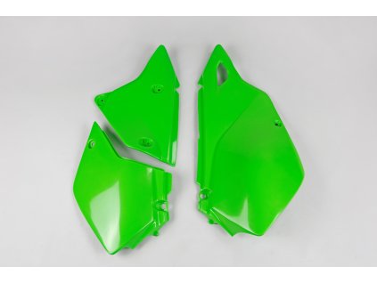 UFO Bočné tabuľky Kawasaki KLX 400R '03-'25 zelené