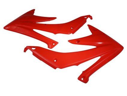UFO Kryty chladičov Honda CRF 450 R '05-'08, CRF 450 F '05-'06 červené