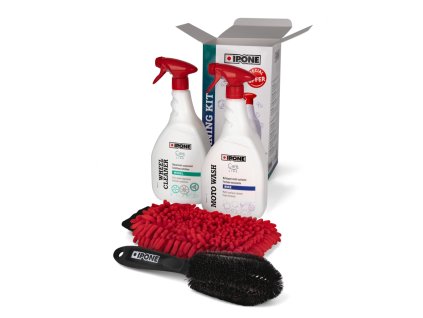 IPONE Cleaning Kit – sada na umývanie motocykla (Moto Wash + Wheel Cleaner)