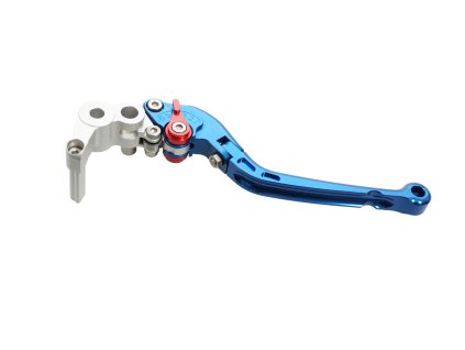 ACCEL Brzdová páčka (výklopná) Suzuki GSX-R 600 / 750 (06–13), GSX-R 1000 (05–13) – modrá
