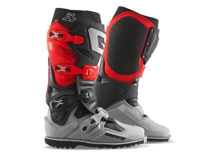 GAERNE Čižmy CROSS/Enduro model SG-22 Gore-Tex Enduro Red/Black/Grey Limited Edition červené/čierne/sivé