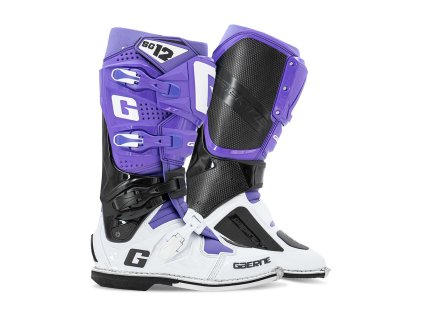 GAERNE Čižmy CROSS/Enduro model SG-12 Limited Edition čierne/fialové/biele