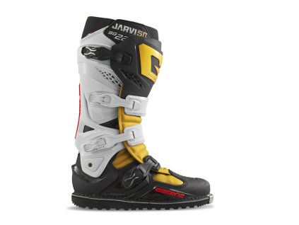 GAERNE Čižmy CROSS/Enduro model SG-22 Limited Edition Jarvis 50TH Anniversary čierne/biele/zlaté