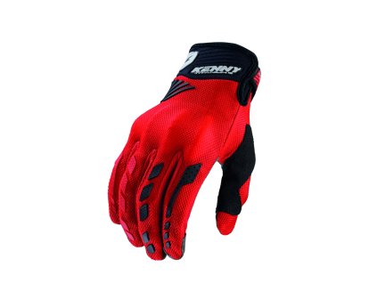 KENNY Rukavice D3O Titanium Red