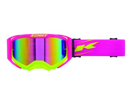 KENNY Okuliare Performance Evo 2 Neon Pink- ružové/ žlté fluo
