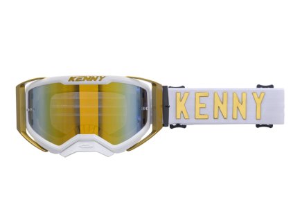 KENNY Okuliare Performance Evo 2 Gold Mirror- zlaté/biele