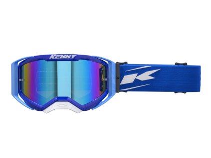 KENNY Okuliare Performance Evo 2 White Blue Mirror- biele/modré