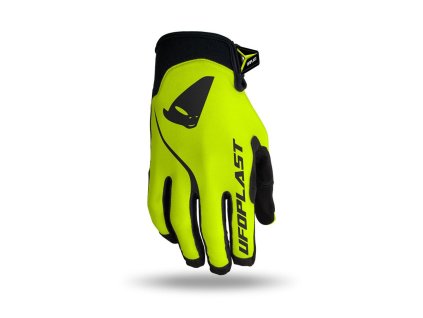 UFO Rukavice Skyline CROSS žlté fluo / čierne
