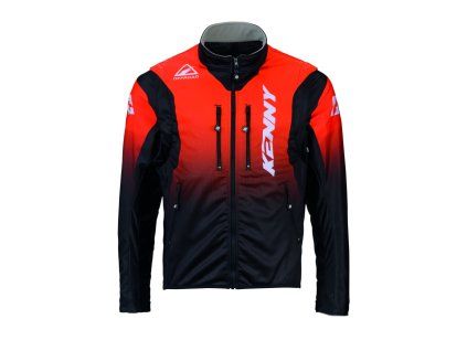 KENNY Bunda Adventure/Enduro Softshell – oranžová neón