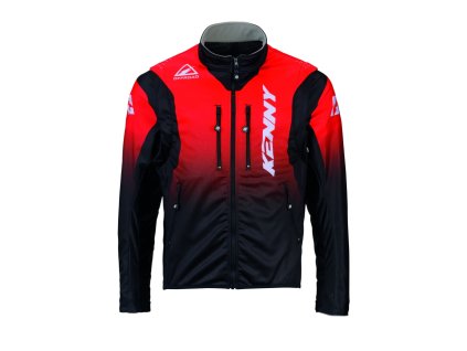 KENNY Bunda Adventure/Enduro Softshell – červená
