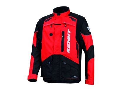 KENNY Bunda Adventure/Enduro Titanium – červená