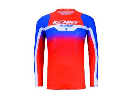 KENNY Dres CROSS/Enduro Force Beach Orange – oranžový/modrý