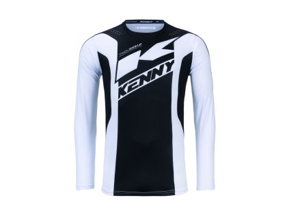 KENNY Dres CROSS/Enduro Track Zoom Black/White – čierny/biely/sivý