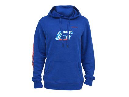 GAERNE Mikina s kapucňou G.Strive Hoodie Hurricane modrá/biela/oranžová