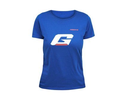 GAERNE Dámske tričko G. Strive Hurricane – modré/biele/oranžové