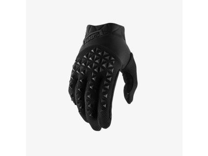 100% Rukavice CROSS/Enduro/MTB Airmatic Black/Charcoal čierne