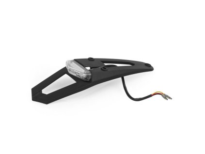 POLISPORT Držiak tabuľky evidenčného čísla s LED svetlom 1,1/0,2W (zadné + brzdové), s homologizáciou čierny