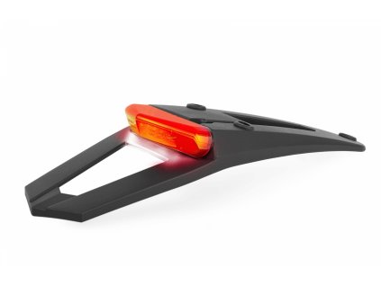 POLISPORT Držiak evidenčného čísla s LED svetlom Rsp 3.0 – červené – čierny