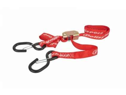 POLISPORT Transportné pásy Tie Down 22 × 2200 mm – červené