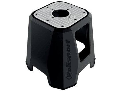POLISPORT Stojan pod motocykel Basic – Max. nosnosť 250 kg – čierno-sivý