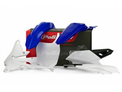 POLISPORT Sada plastov Yamaha YZF 250 '14-'18; YZF 450 '14-'17 OEM modrá/biela