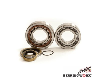 BEARING WORX Sada ložísk a gufier kľukového hriadeľa KTM SX/EXC 250/300 04-25, Freeride 250R '14-'17, Husqvarna TE/TC 250/300 '14-'25, Husaberg TE250/300 11-14