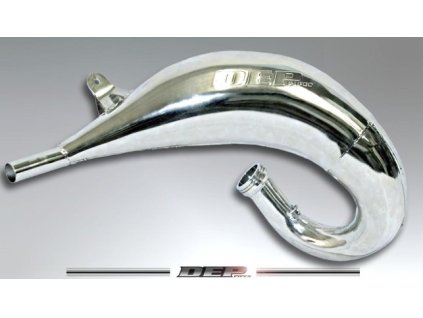 DEP PIPES Koleno (zvod) 2T výfuku niklované Kawasaki KX125 '04-'19