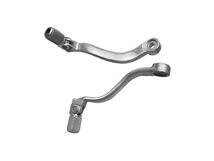 M.C. Radiaca páčka KTM SX/EXC125 '98-15, SX/EXC 250 '01-04, SXF350 '11-15, SXF450 '07-12, SXF250 '13-15 strieborná oceľová