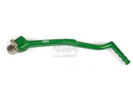 M.C. Štartovacia páka (nakopávačka) hliníková zelená Kawasaki KXF 450 16-17