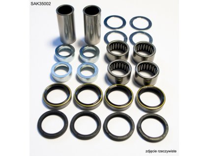 BEARING WORX Sada ložísk a gufier kyvnej vidlice KTM SX/SXF '04-'15, EXC/EXCF '04-'16, Husqvarna TE/FE '11-'16, Husaberg TE/FE '11-'14, (28-1168)