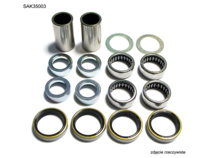 BEARING WORX Sada ložísk a gufier kyvnej vidlice KTM SX/SXF '16-'22, EXC-EXCF '17-'23, Husaberg 390/450 '09-'11, Husqvarna '16-19, Beta RR, Husqvarna TC/FC '16-'23, FE/TE '17-'23
