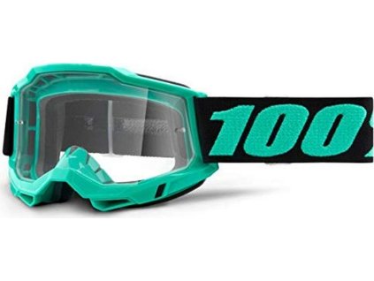 100% Okuliare Accuri 2 Tokyo – mätovozelené/čierne, číre sklo
