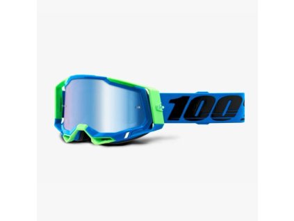 100% Okuliare Racecraft 2 Fremont – modré/zelené, modré zrkadlové sklo