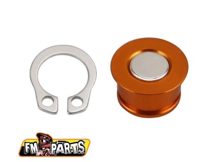 FM-PARTS Snímač / magnet tachometra KTM / Husqvarna (04–22) – oranžový
