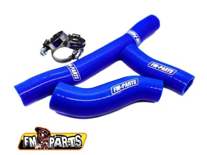 FM-PARTS Silikónové hadice chladičov KTM / Husqvarna 250/300 '17-'19 modré