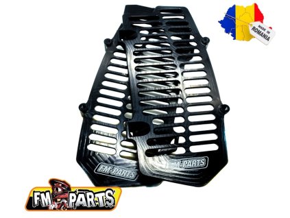 FM-PARTS Kryty chladičov – hliníkové KTM / Husqvarna (20–23) – čierne