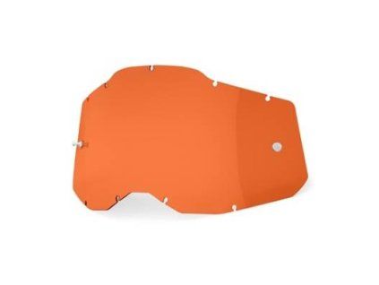 100% Náhradné sklo pre okuliare Racecraft 2/Accuri 2/Strata 2 – oranžové