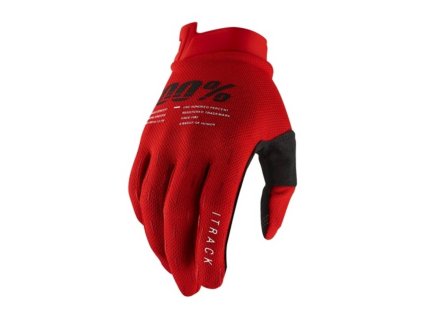 100% Rukavice Cross/Enduro iTrack – červené